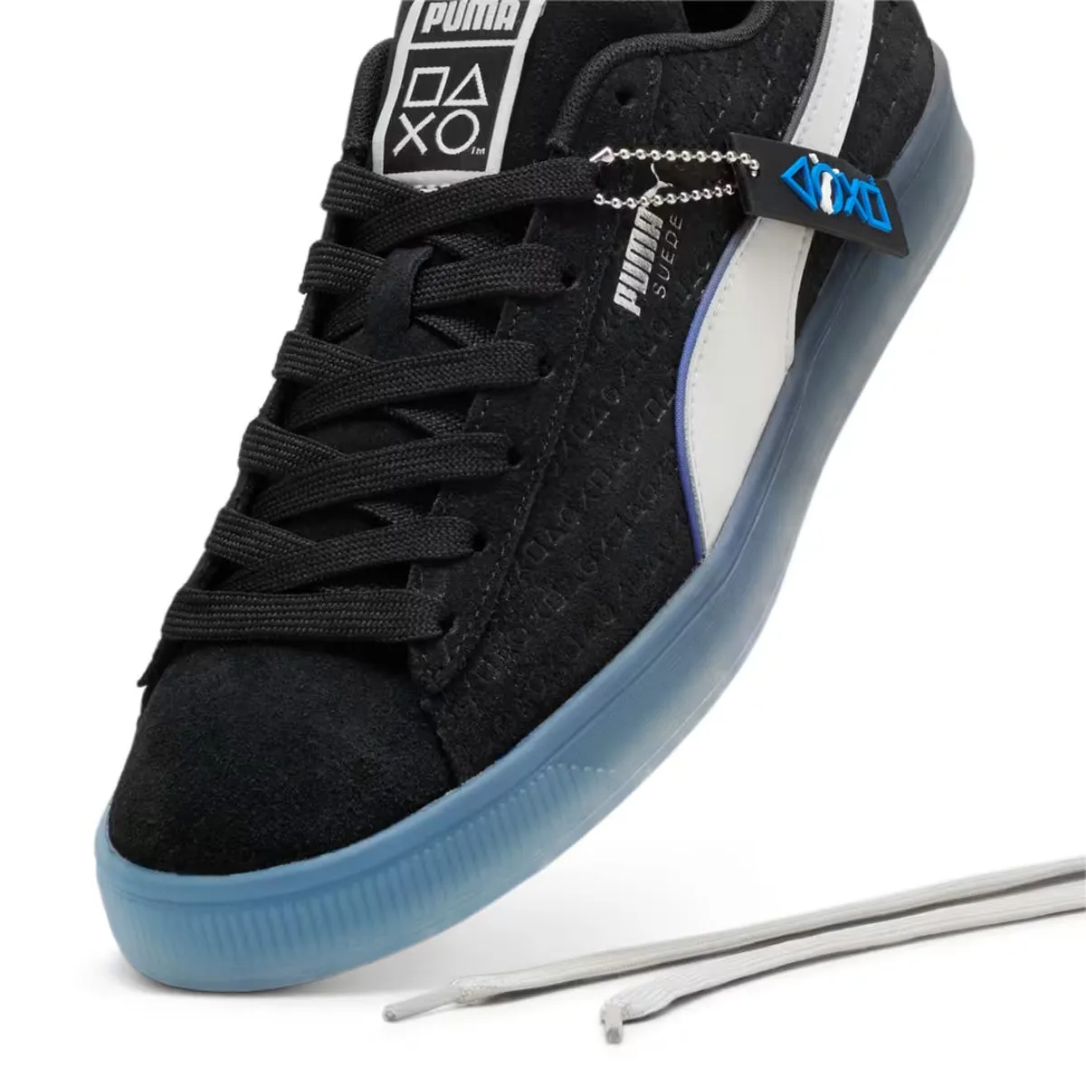   Playstation Suede 'Schwarz Grau Gletscher'