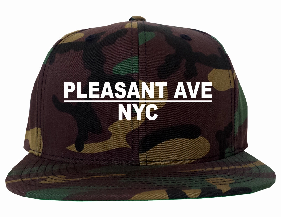 Pleasant Ave NYC New York Mens Snapback Hat