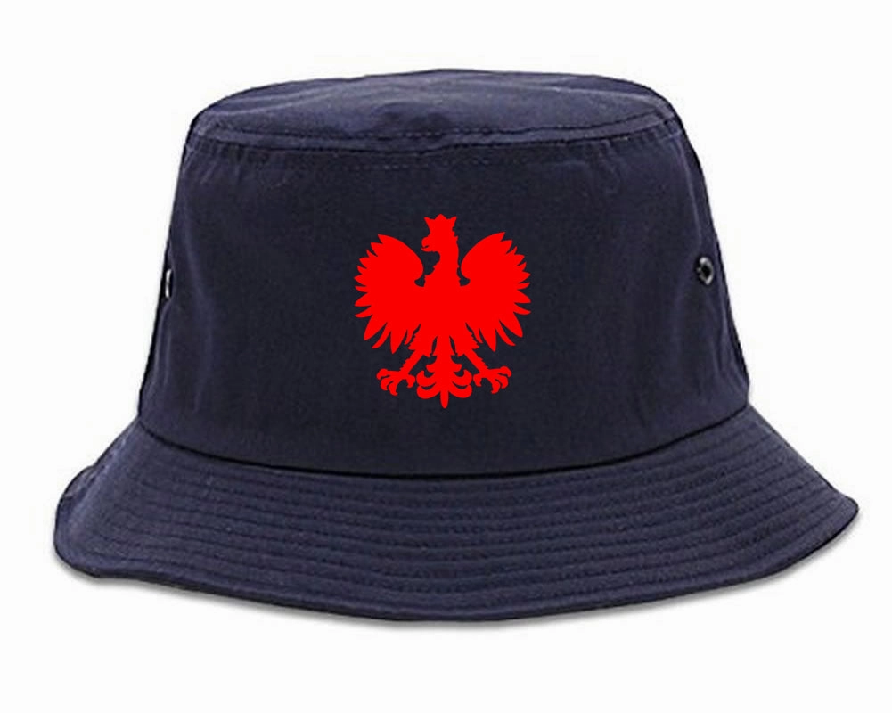 Poland Eagle Polish Pride Polska Big Mens Bucket Hat