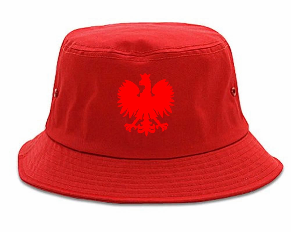 Poland Eagle Polish Pride Polska Big Mens Bucket Hat