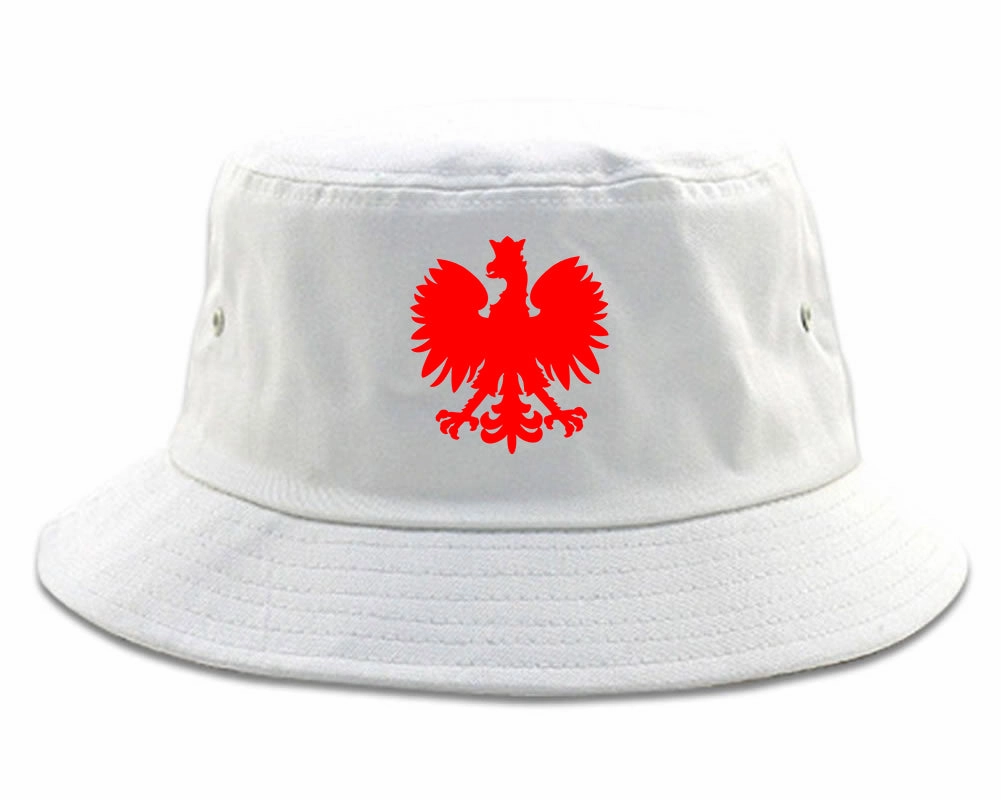 Poland Eagle Polish Pride Polska Big Mens Bucket Hat
