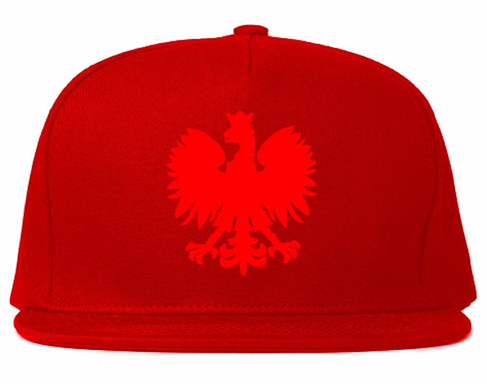Poland Eagle Polish Pride Polska Chest Mens Snapback Hat