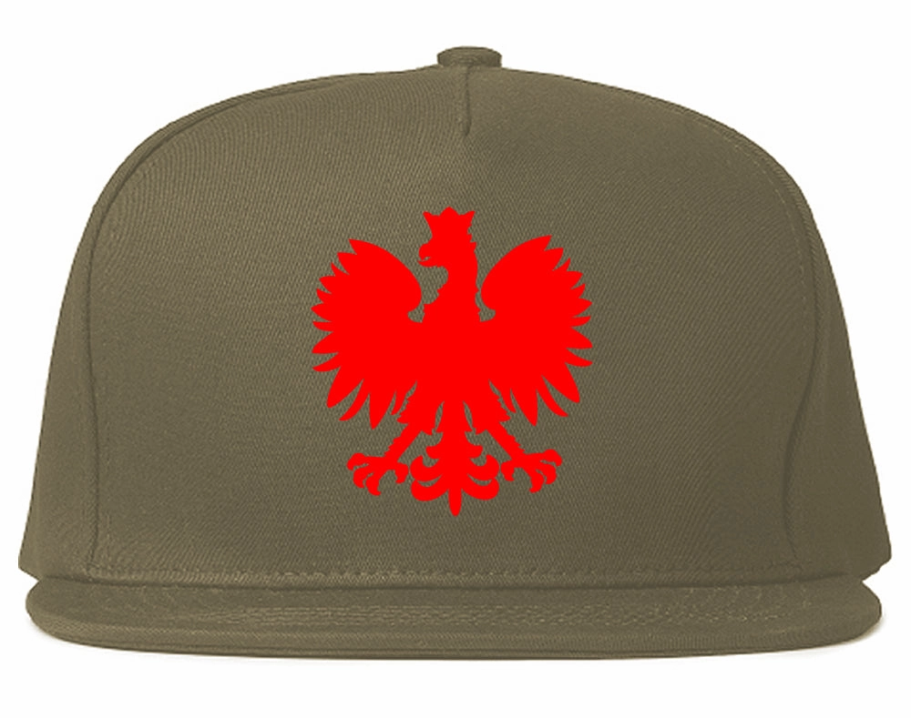 Poland Eagle Polish Pride Polska Chest Mens Snapback Hat