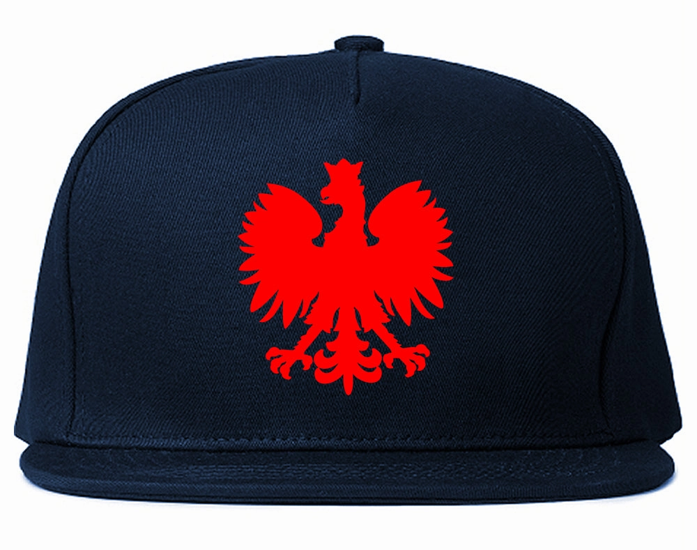 Poland Eagle Polish Pride Polska Chest Mens Snapback Hat