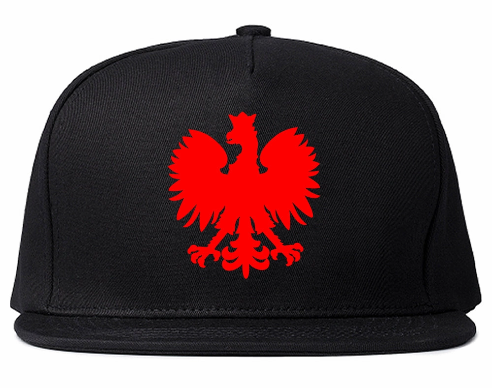 Poland Eagle Polish Pride Polska Chest Mens Snapback Hat
