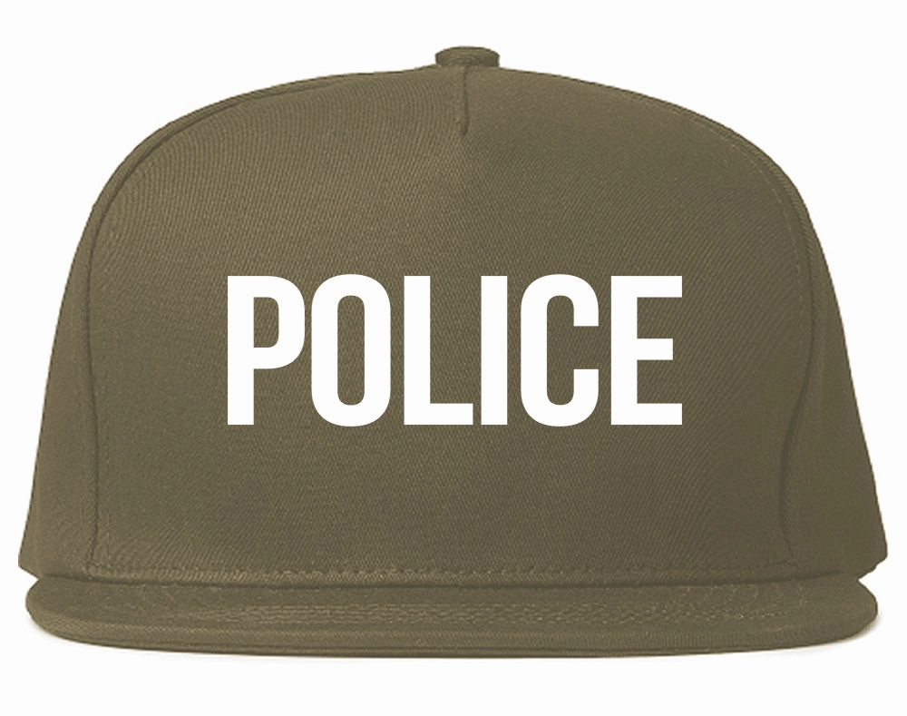 Police Uniform Cop Costume Mens Snapback Hat