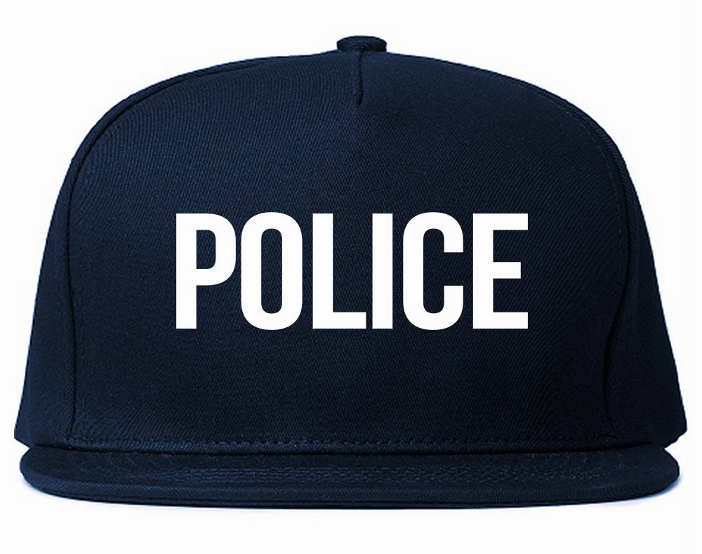 Police Uniform Cop Costume Mens Snapback Hat
