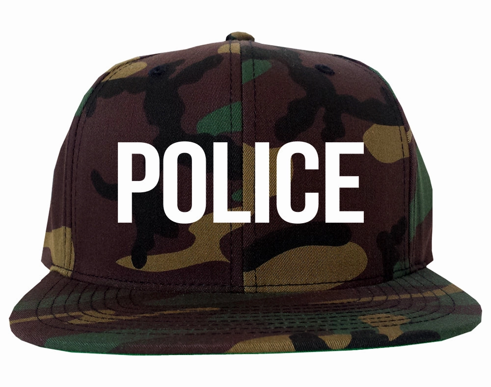 Police Uniform Cop Costume Mens Snapback Hat
