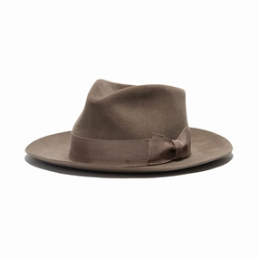POLKAP RABBIT FUR FELT HAT - Beige spring-straw-hat