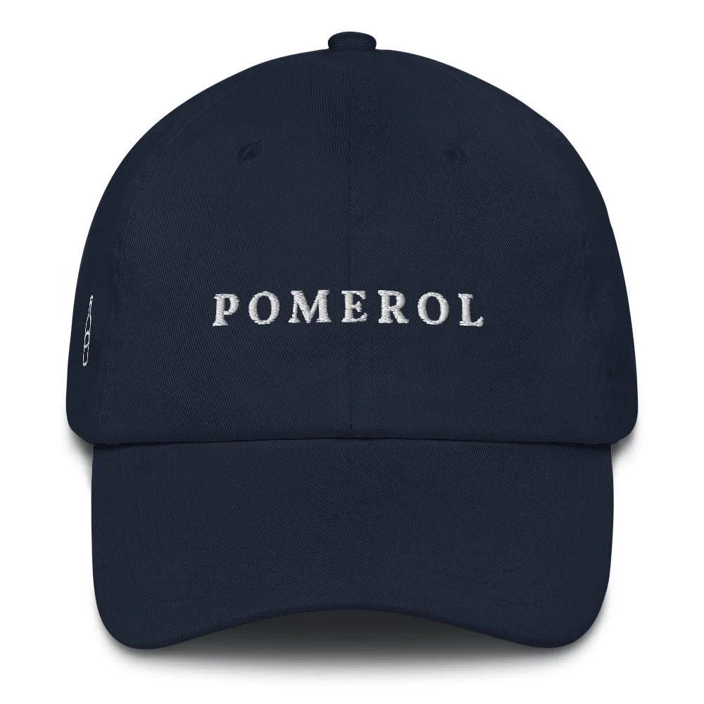 Pomerol Cap White Font