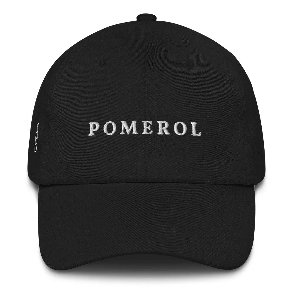 Pomerol Cap White Font