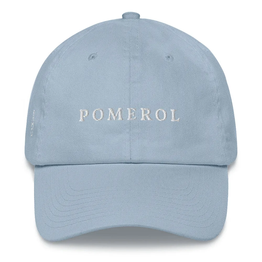 Pomerol Cap White Font