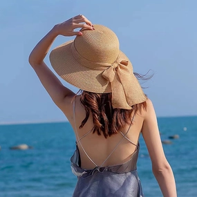 Popular Beach Hat for Summer Stylish Sun Hat spring-straw-hat
