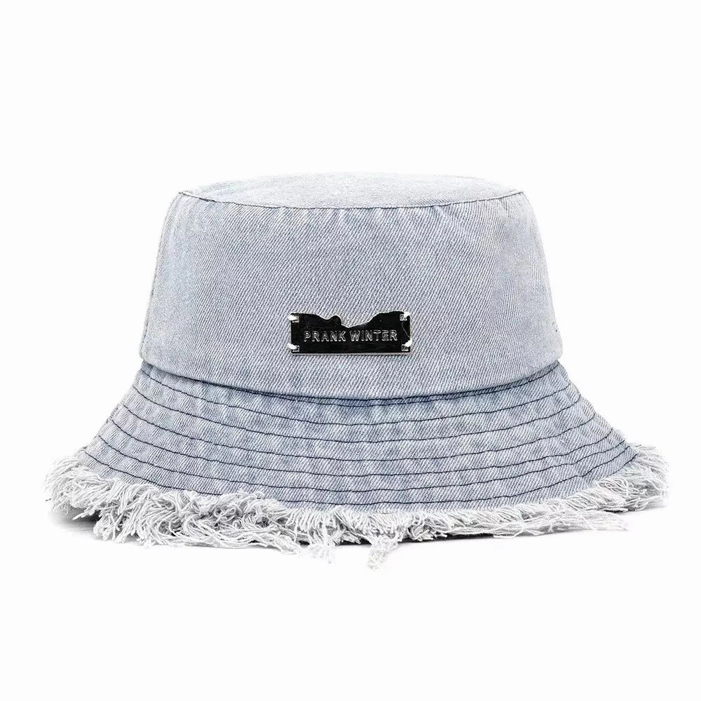 Prank Winter Denim Bucket Hat