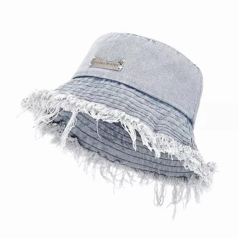 Prank Winter Denim Bucket Hat