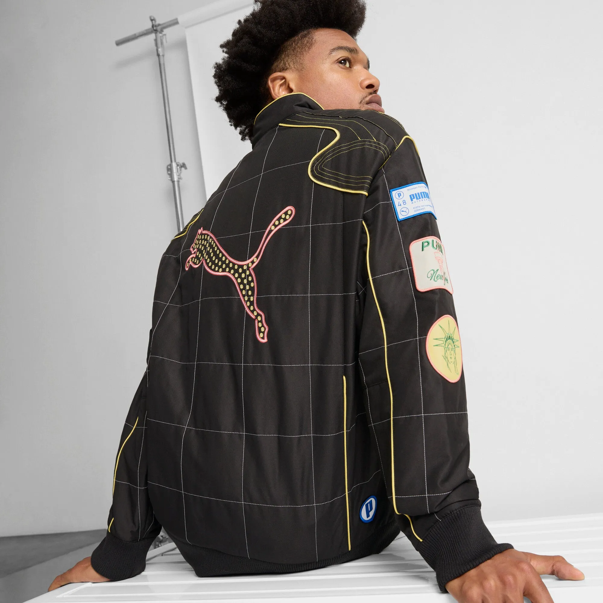 PUMA ARCHIVE SEASONAL Bright Lights NYC Flagship Relaxed Racer Jacke
