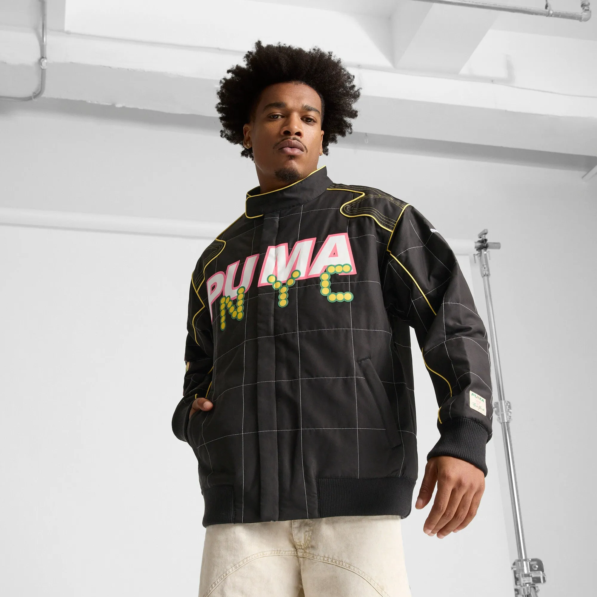 PUMA ARCHIVE SEASONAL Bright Lights NYC Flagship Relaxed Racer Jacke