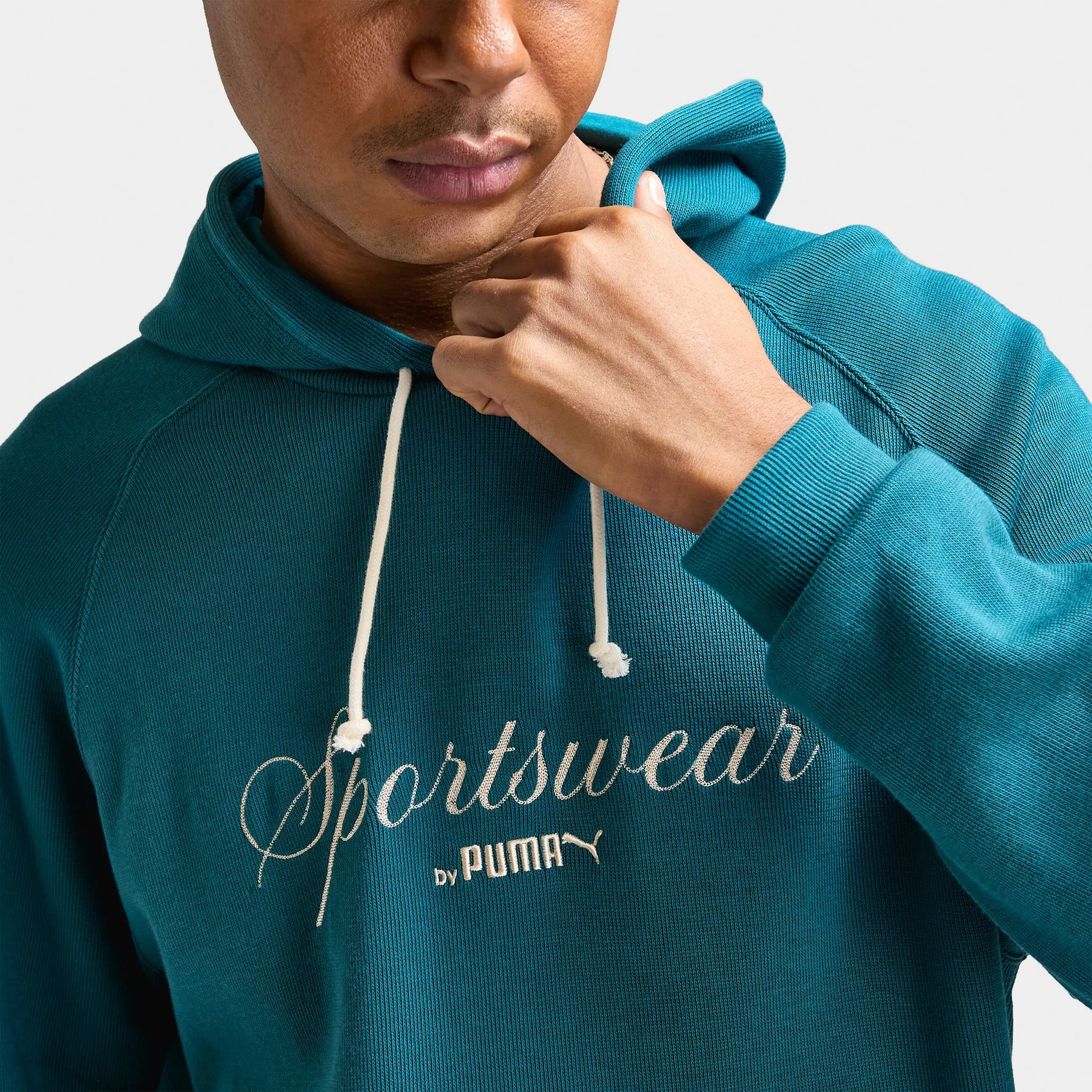 Puma CLASSICS  Relaxierter Pullover-Hoodie / Kalte Grün Puma Schuhe