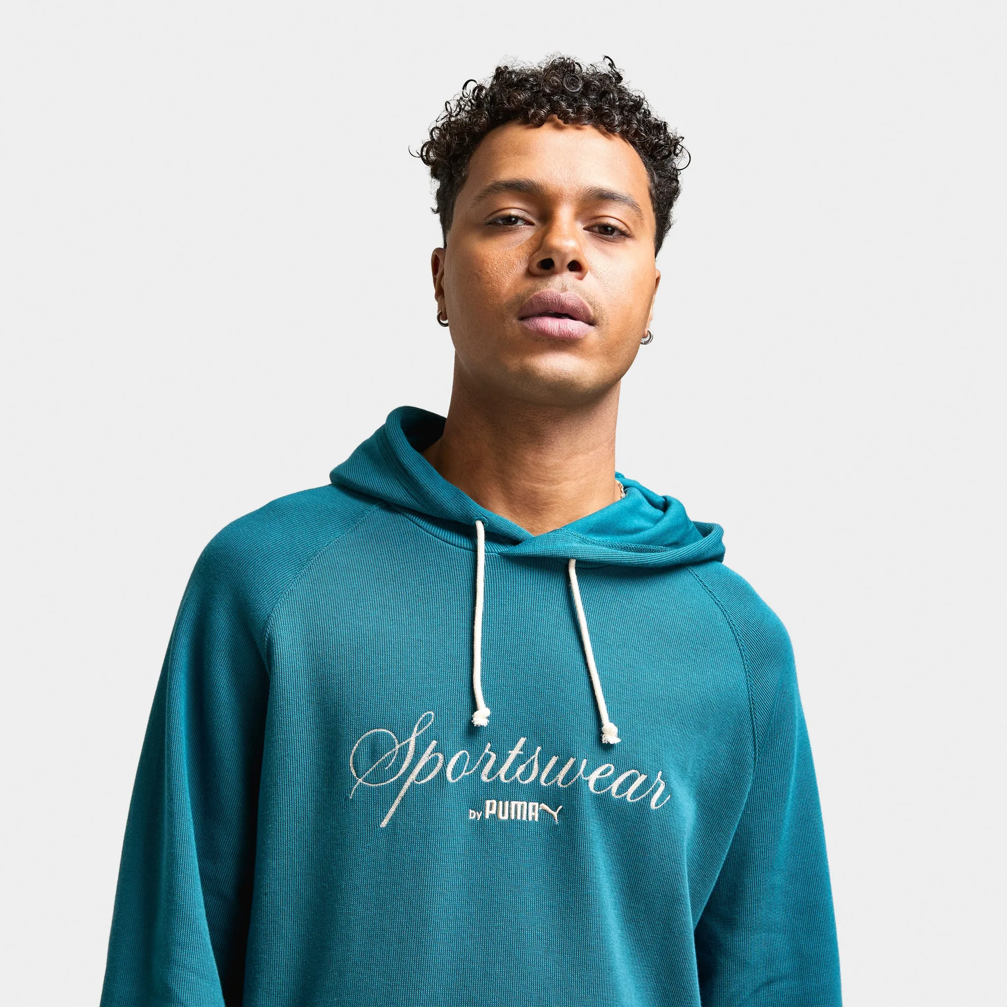 Puma CLASSICS  Relaxierter Pullover-Hoodie / Kalte Grün Puma Schuhe