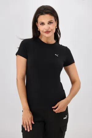 Puma ESS ELEVATED T-Shirt Schwarz
