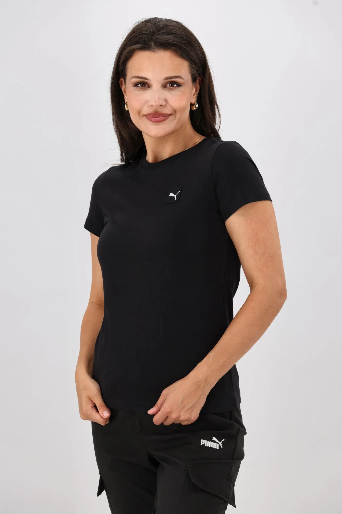 Puma ESS ELEVATED T-Shirt Schwarz
