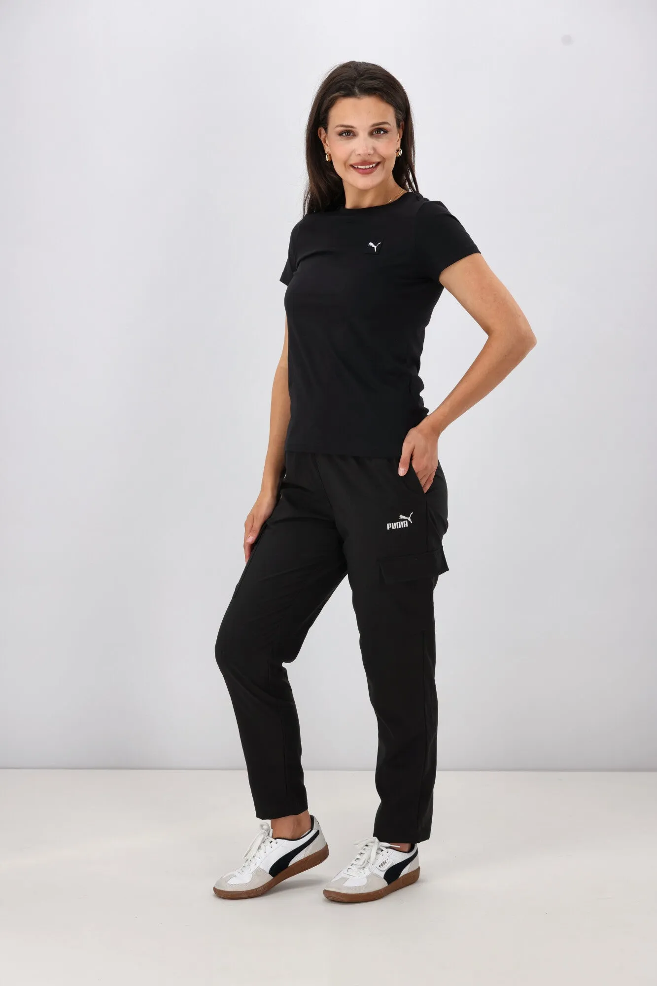 Puma ESS ELEVATED T-Shirt Schwarz