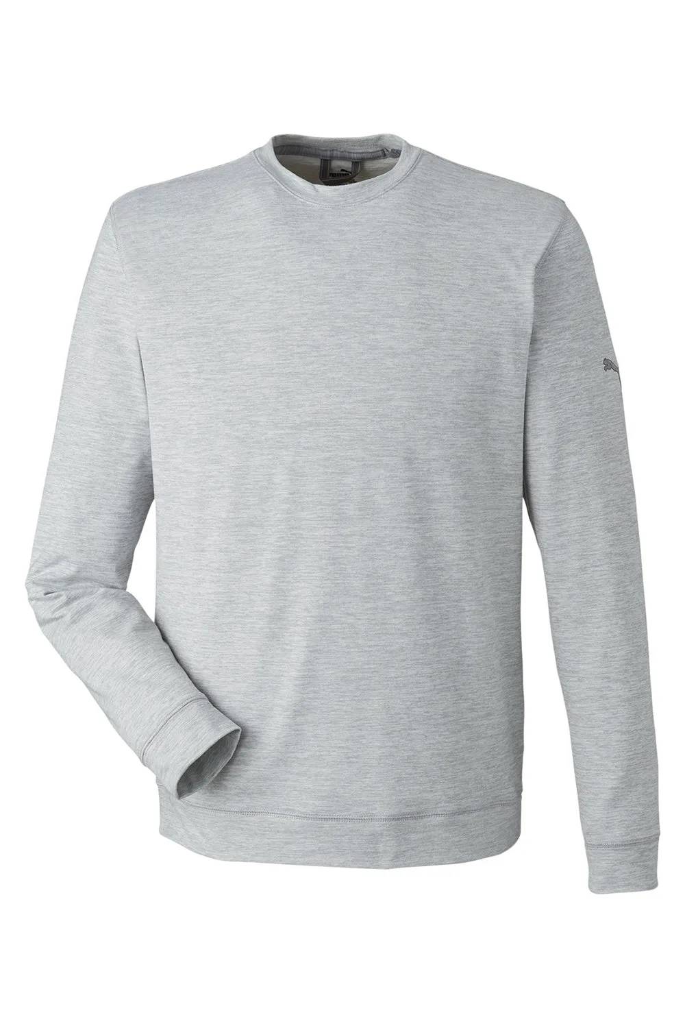 Puma Herren Cloudspun Feuchtigkeitstransportierendes Rundhals-Sweatshirt - High Rise Grau