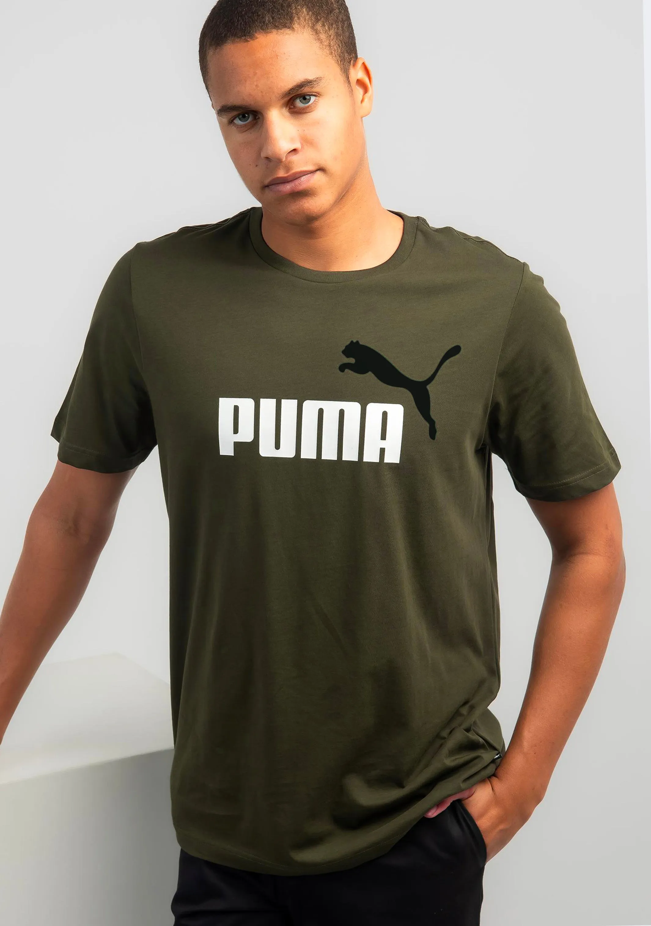 Puma Herren ESS 2 Farbe Nr. 1 Logo T-Shirt