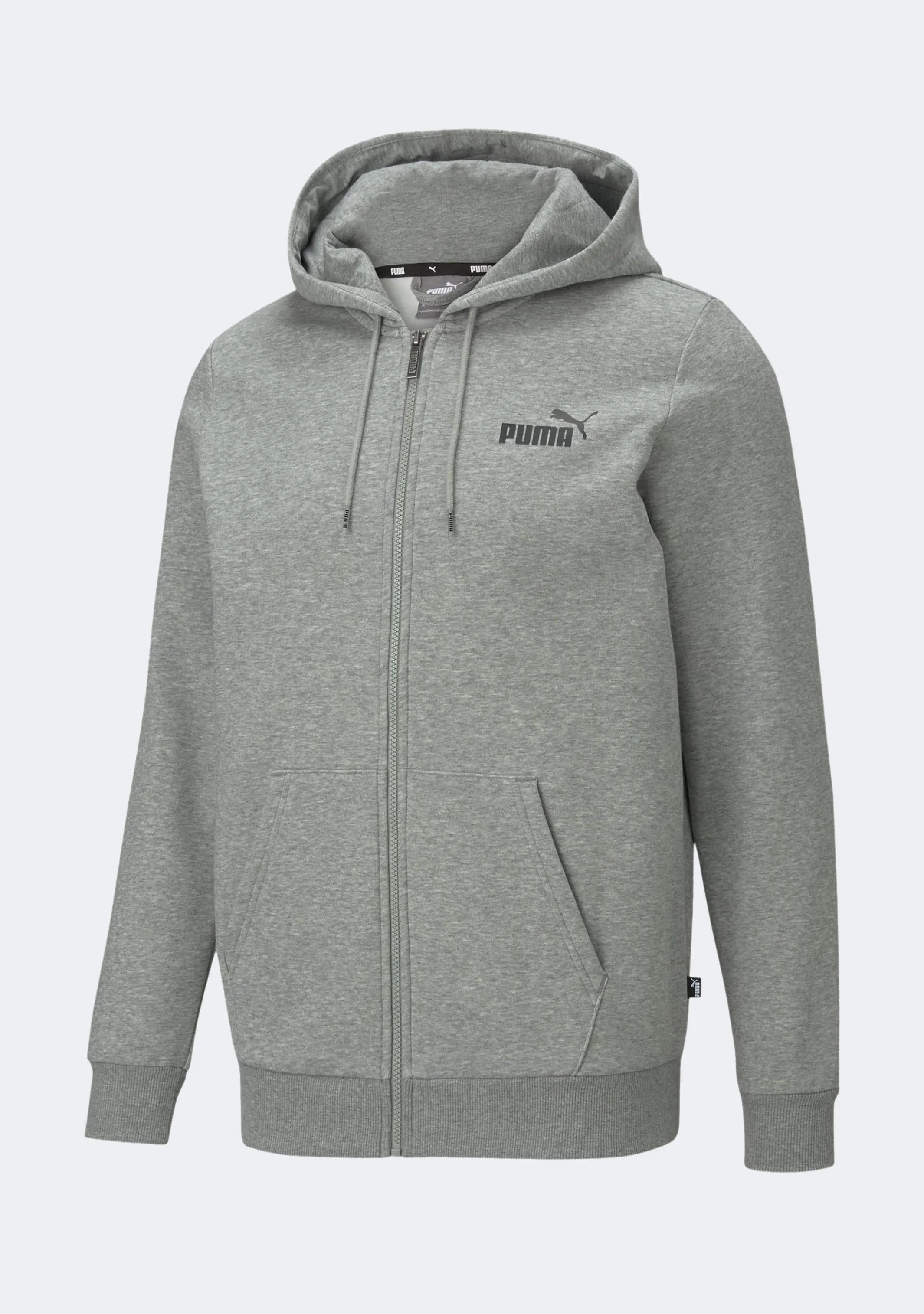 Puma Herren Essential Hoodie mit kleinem Logo und Vollreißverschluss