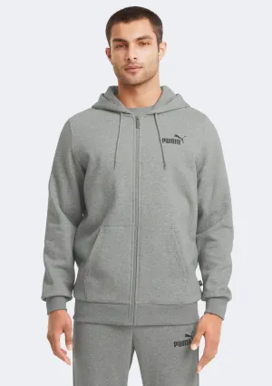 Puma Herren Essential Hoodie mit kleinem Logo und Vollreißverschluss