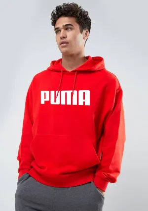 Puma Herren Essentials Hoodie mit großem Puma-Logo Rot <br> 854756 05