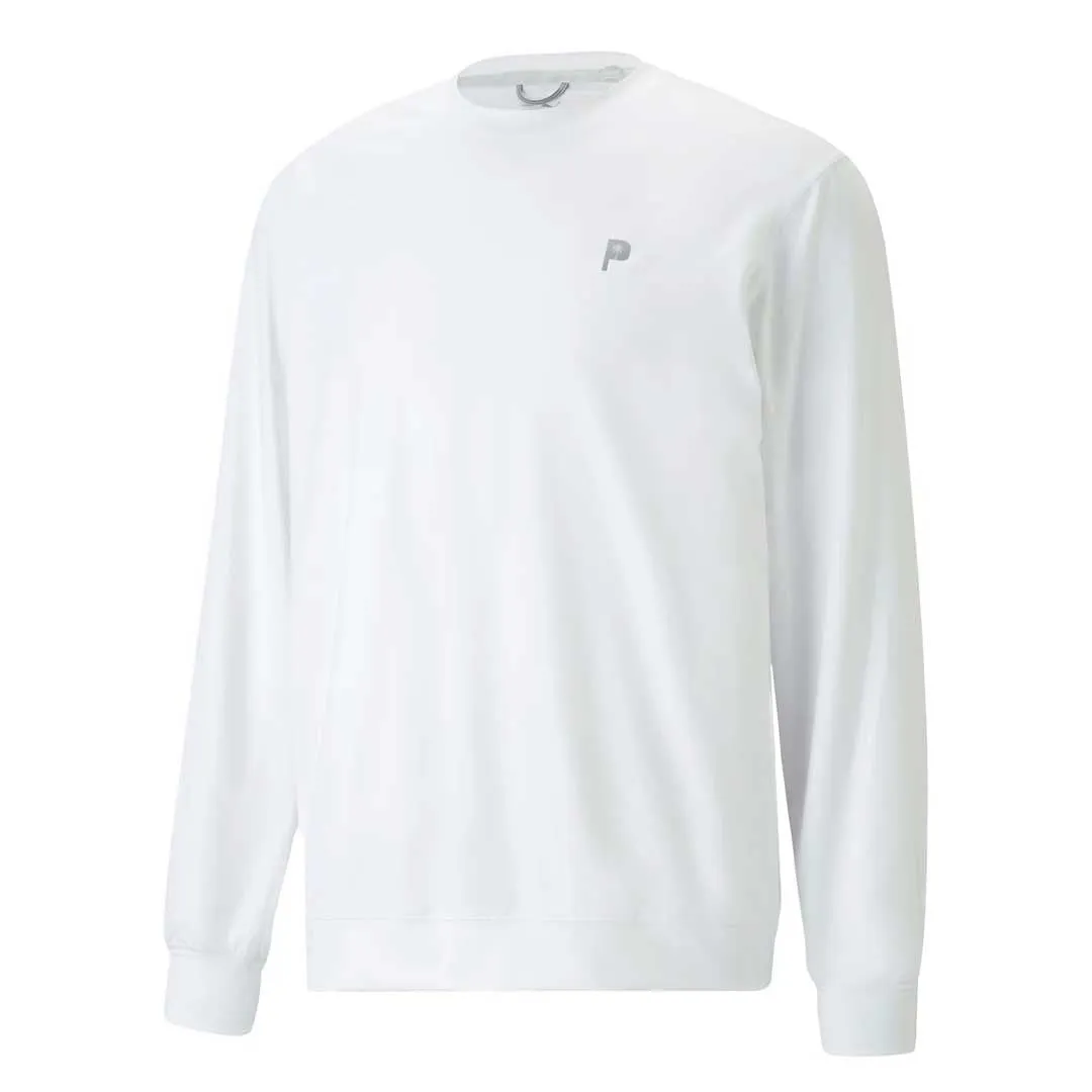 Puma - Herren Puma x Palm Tree Crew Midweight Crewneck Golf Sweatshirt (539206 01)