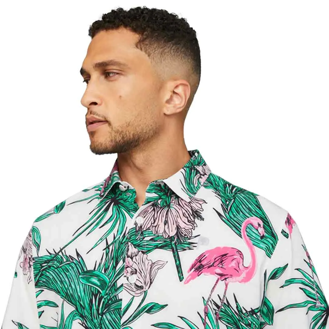 Puma - Herren Puma x Palm Tree Crew Druck Knopfhemd (621659 01)