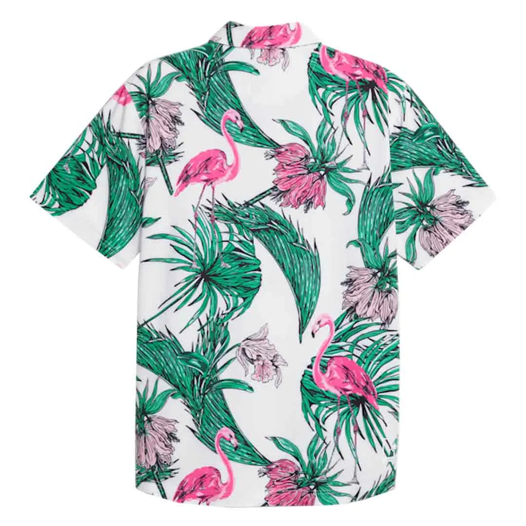 Puma - Herren Puma x Palm Tree Crew Druck Knopfhemd (621659 01)