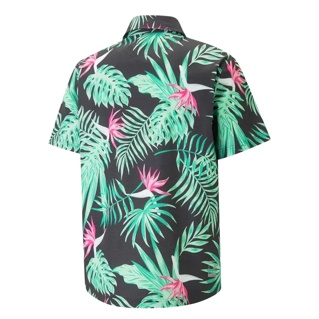 Puma - Herren Puma x PTC Paradise Knopfhemd Golfshirt (539204 02)
