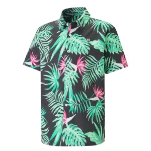 Puma - Herren Puma x PTC Paradise Knopfhemd Golfshirt (539204 02)