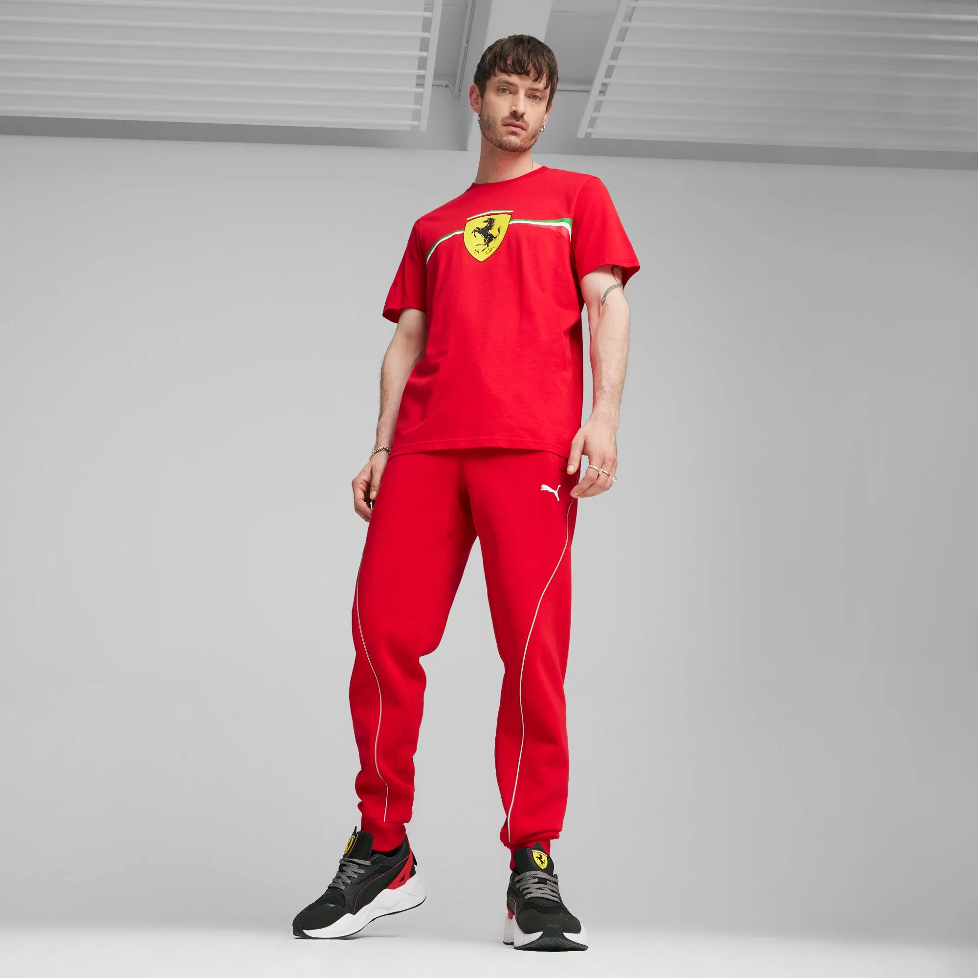 PUMA Herren Scuderia Ferrari Motorsport Renn-Sweatpants