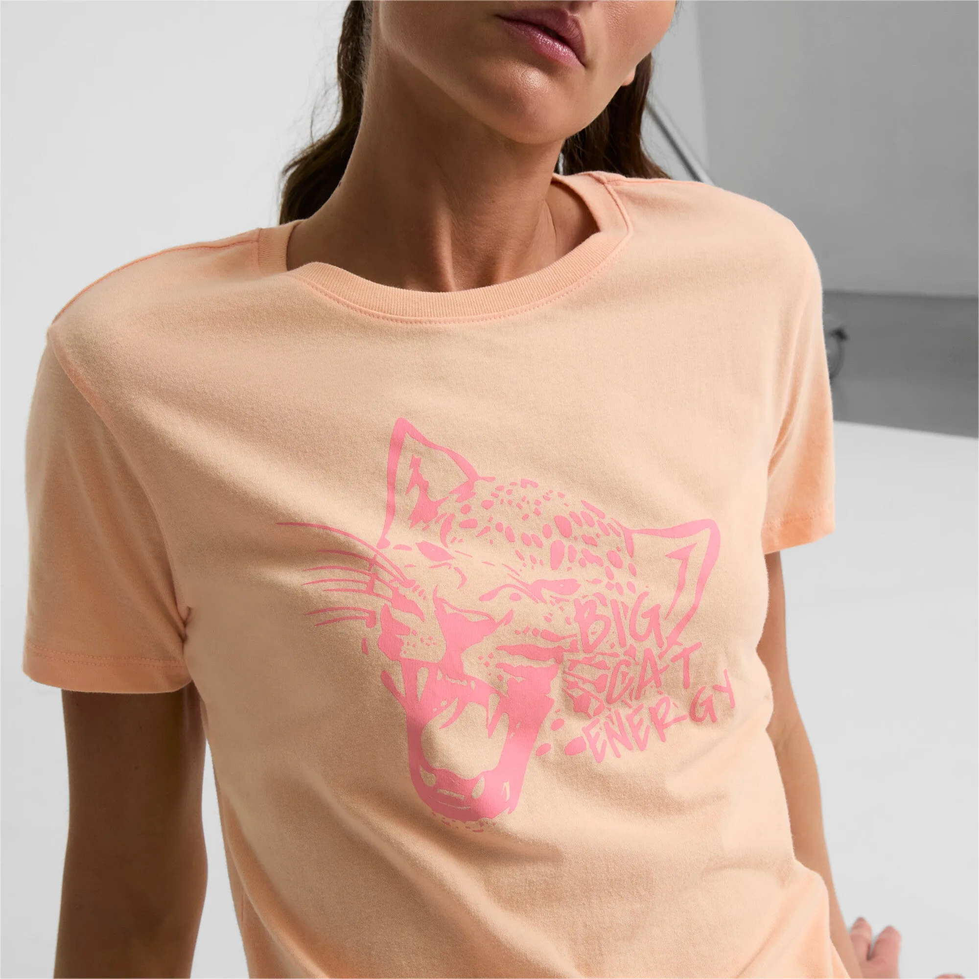 PUMA Damen Big Cat Energy T-Shirt