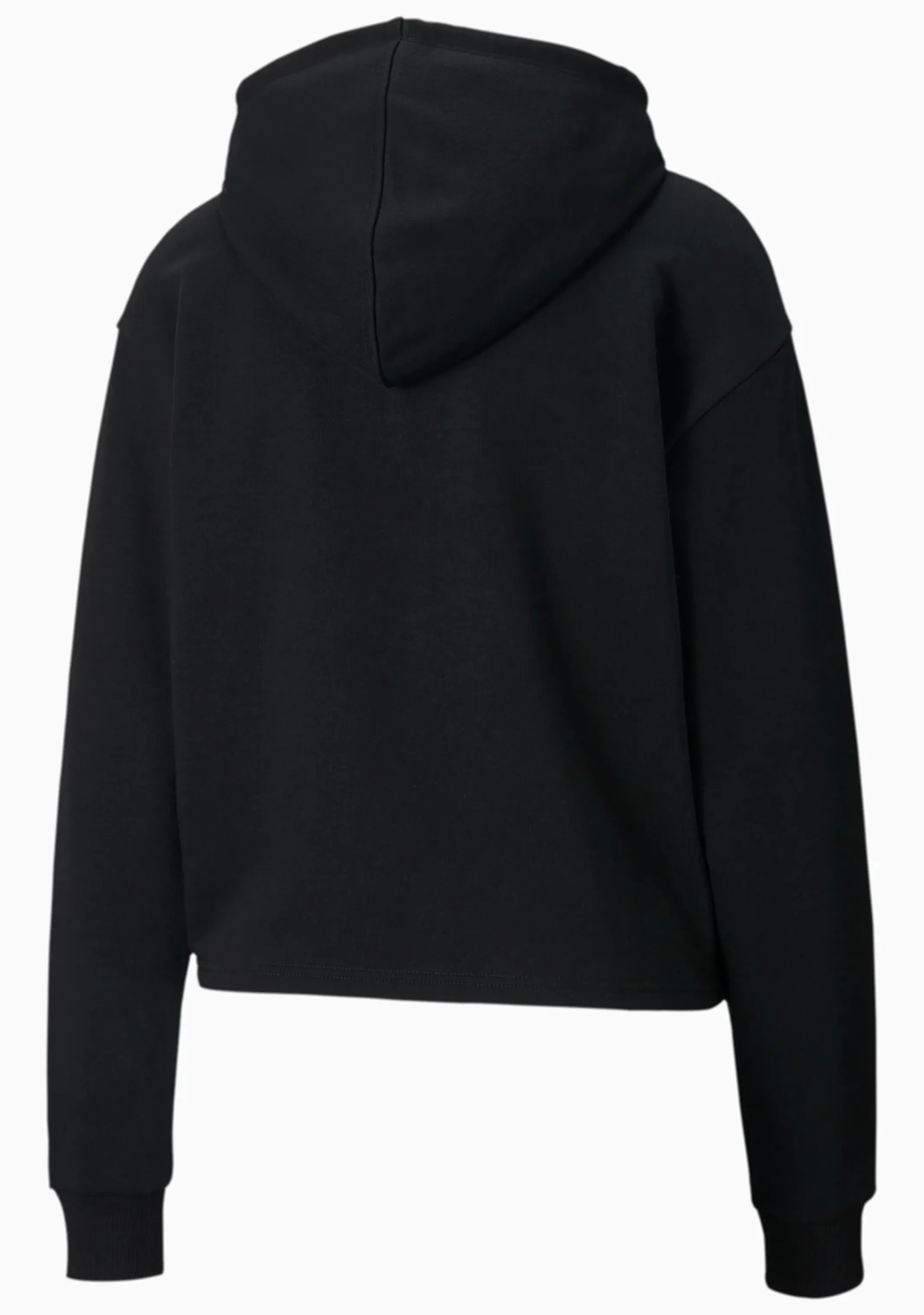 Puma Damen ESS Cropped Metallic Logo Hoodie <br> 586892 01