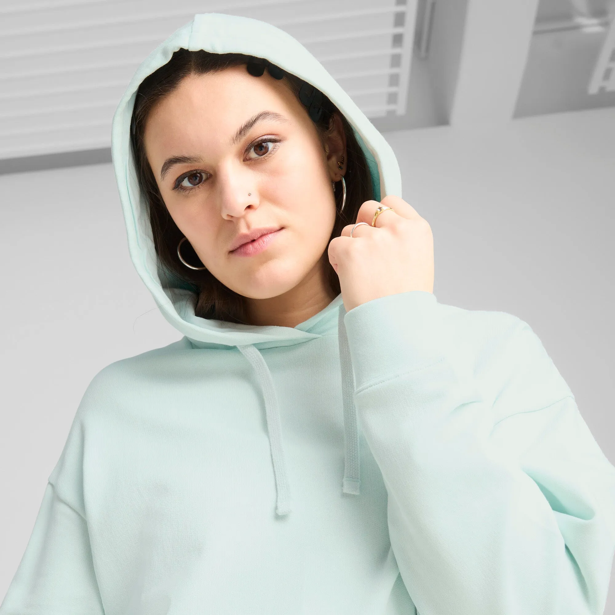 PUMA Damen ESS ELEVATED Komfort Hoodie