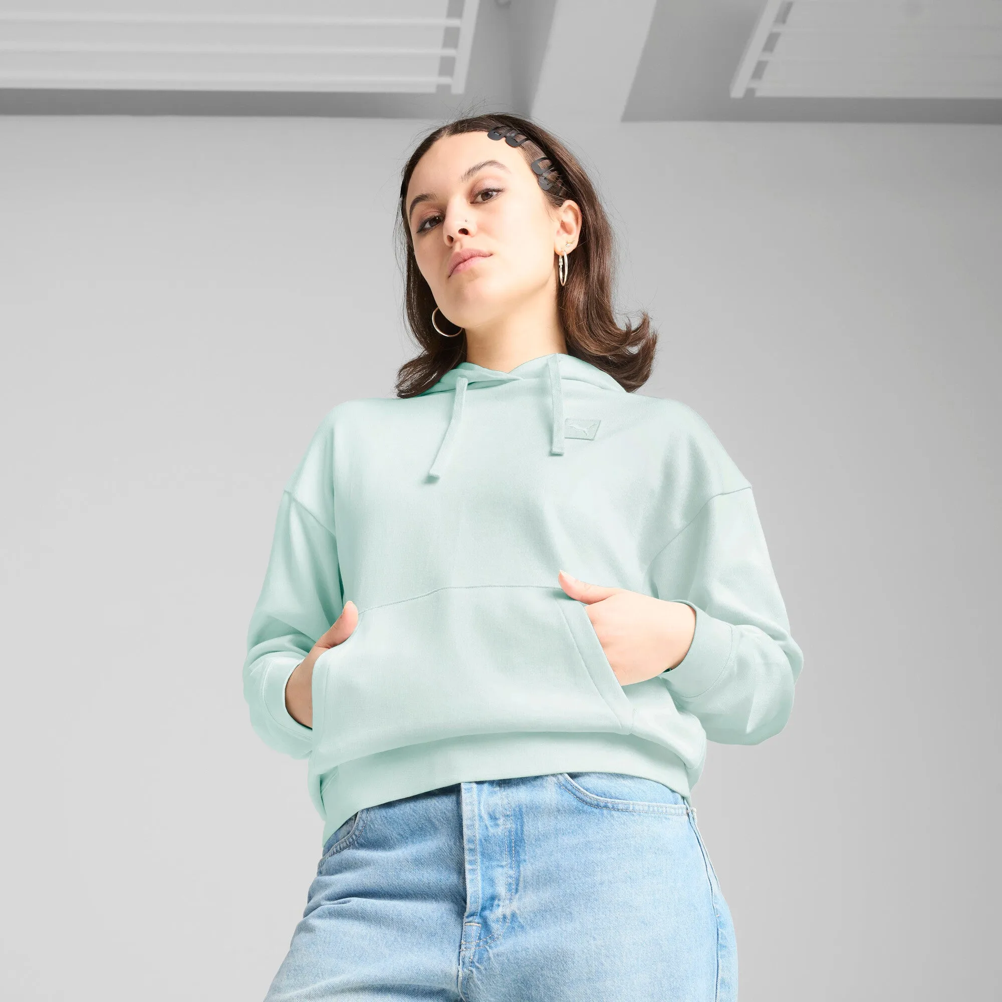 PUMA Damen ESS ELEVATED Komfort Hoodie