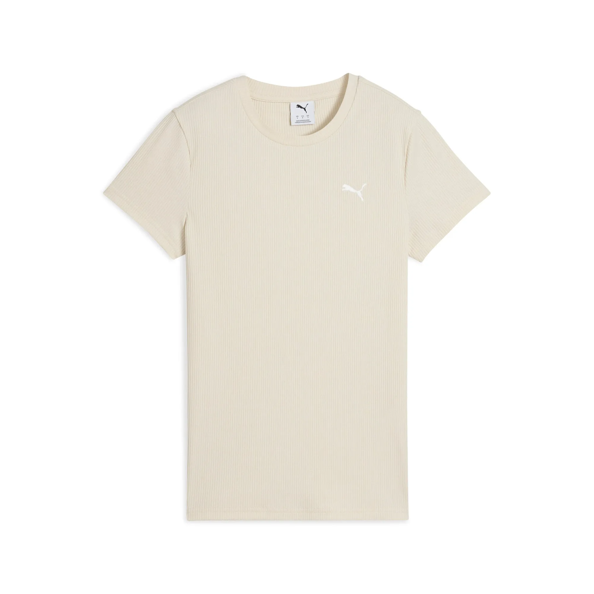 PUMA Damen ESS ELEVATED Rippen-Shirt