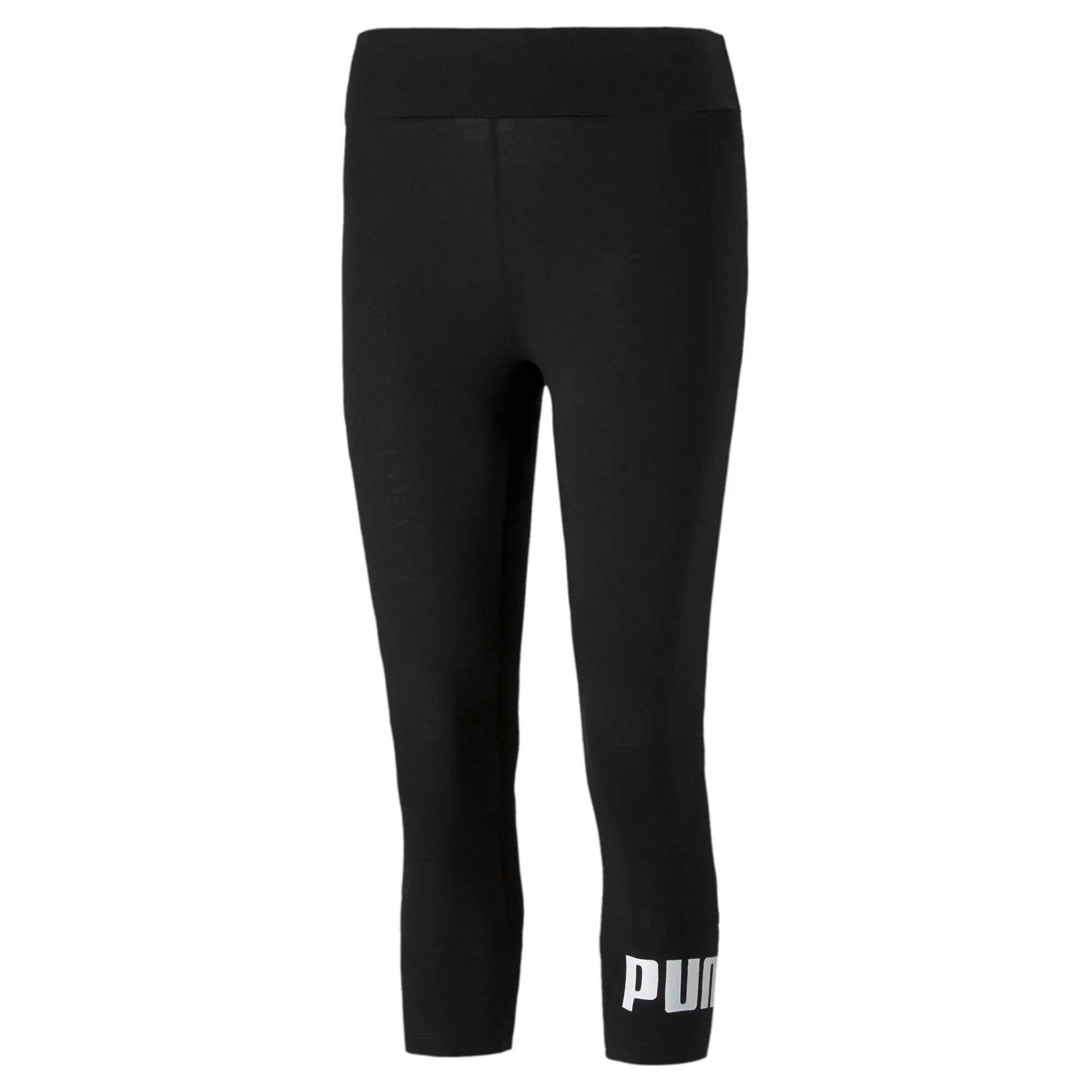 PUMA Damen Essentials 3/4-Logo-Leggings