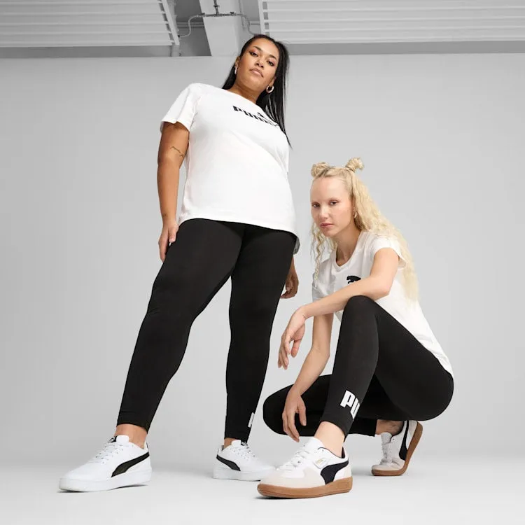 PUMA DAMEN ESSENTIALS LOGO SCHWARZE LEGGINGS