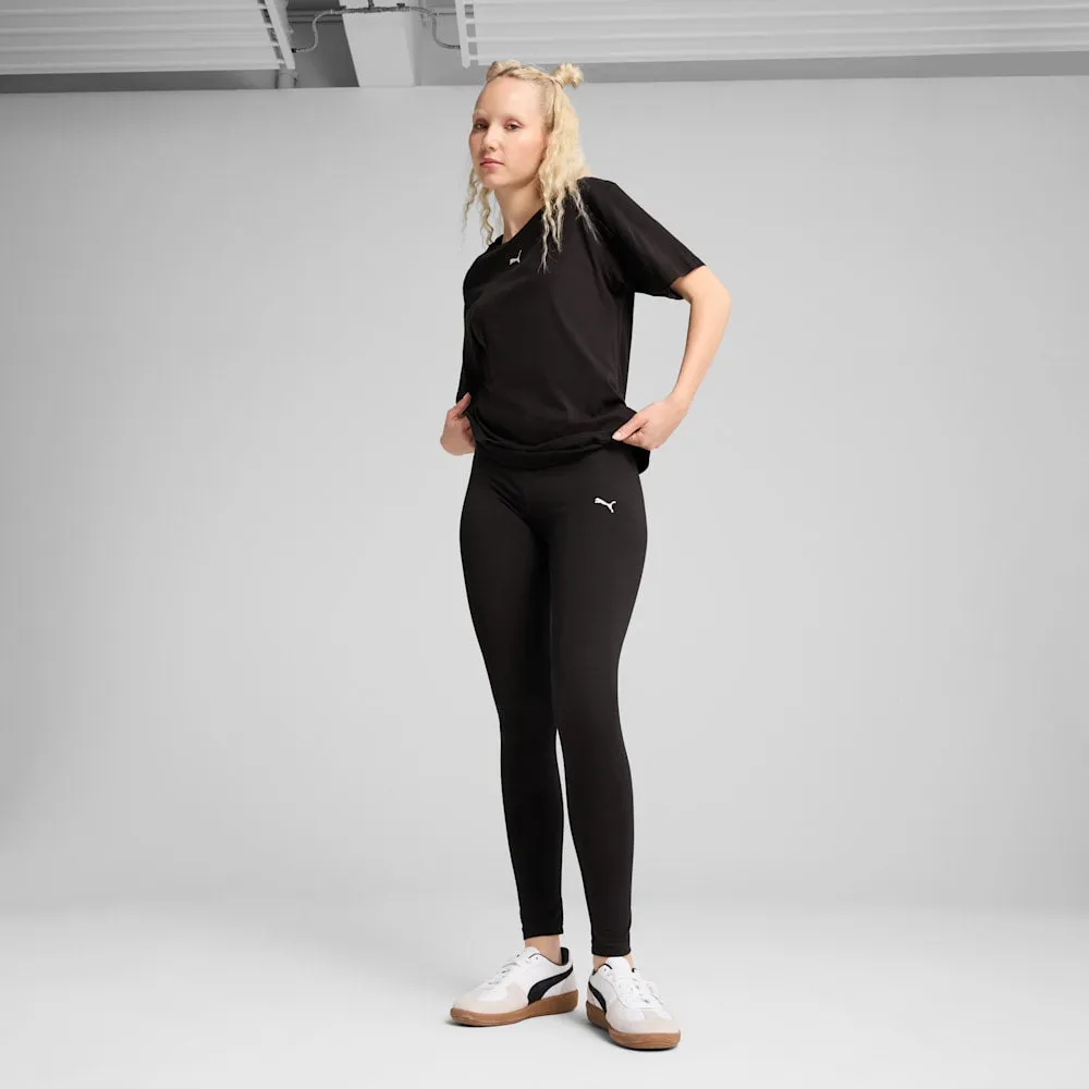 PUMA DAMEN ESSENTIALS RELAX SCHWARZES T-SHIRT