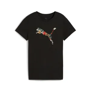 PUMA Damen GRAPHICS Blumen T-Shirt