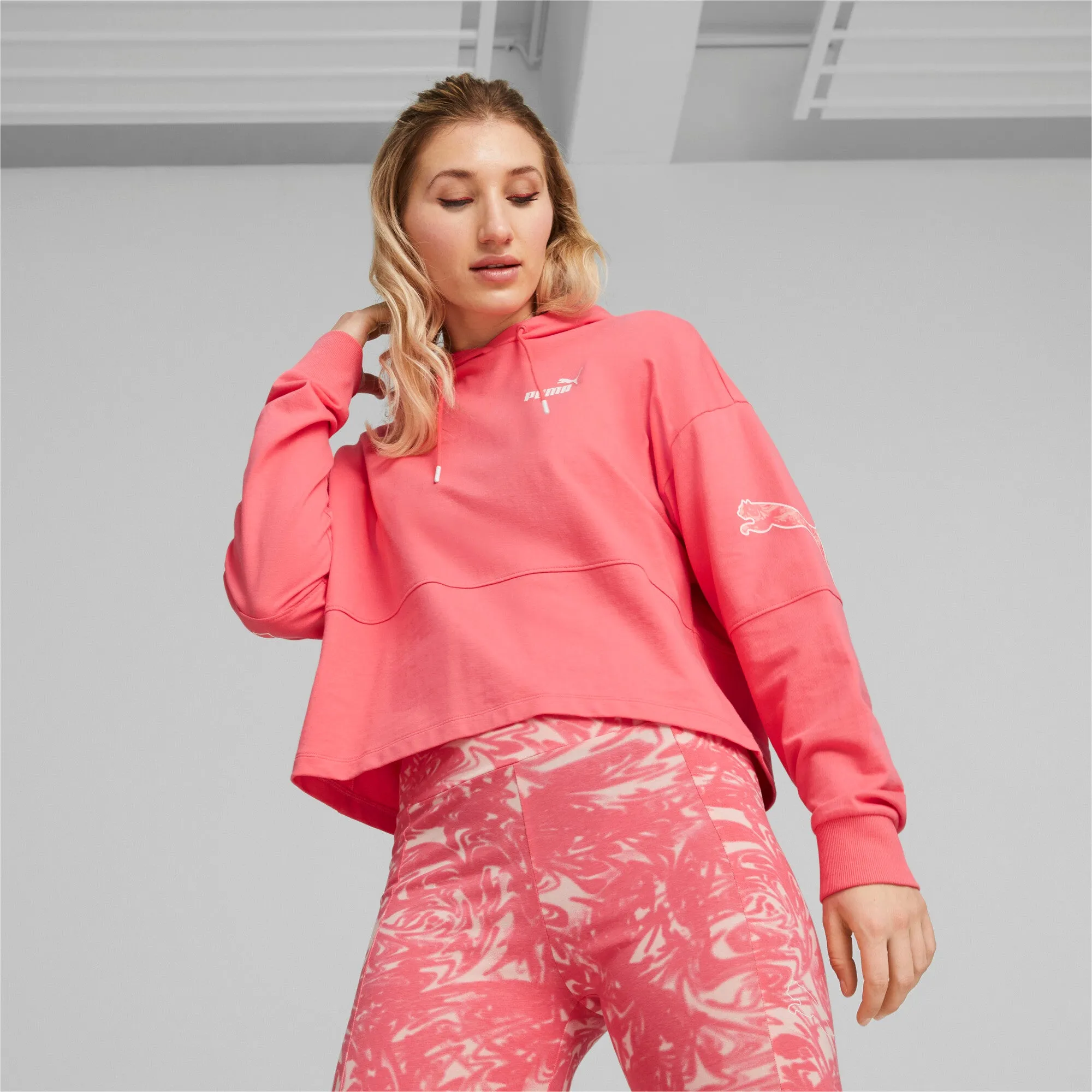PUMA Damen POWER Colorblock Hoodie