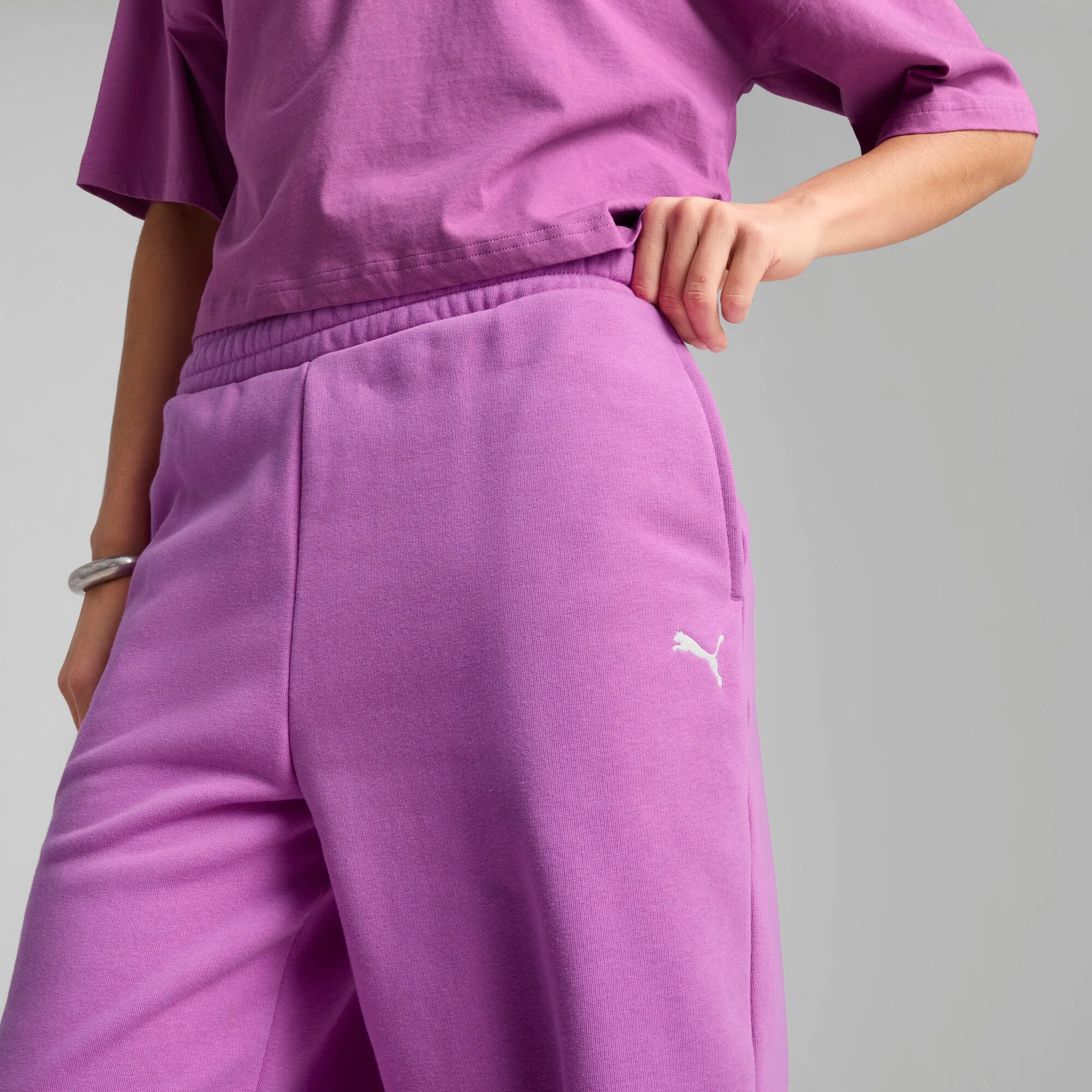 PUMA Damen Basic-Look Bequeme Jogginghose