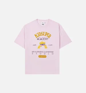 Puma x Kidsuper Academy Grafik Herren Kurzarmhemd - Rosa/Gelb