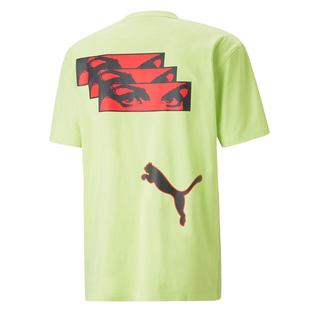Puma x P.A.M Damen Grafik-T-Shirt Grün Lily